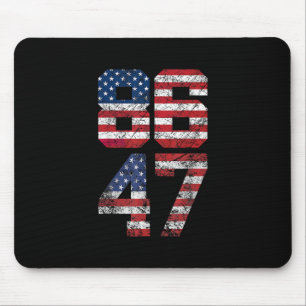 Mousepad 8647 Anti Trump 86 47 Retro Bandeira Americana Ant