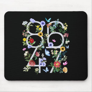 Mousepad 8647 Floral Boho Anti Trump Sutil