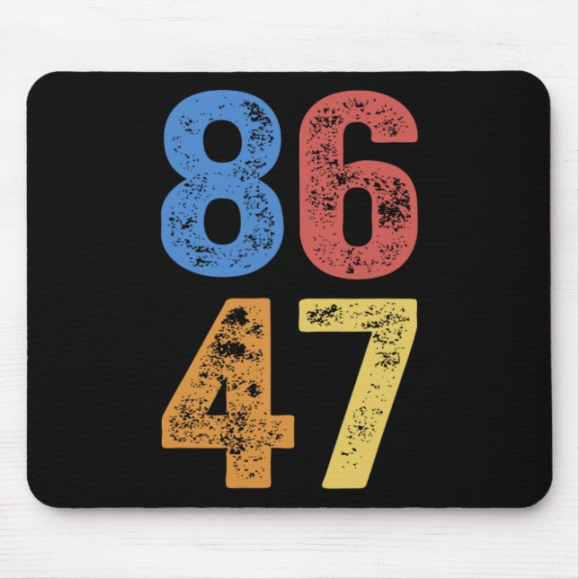Mousepad 8647 Protesto sutil de resistência Anti Trump (Frente)