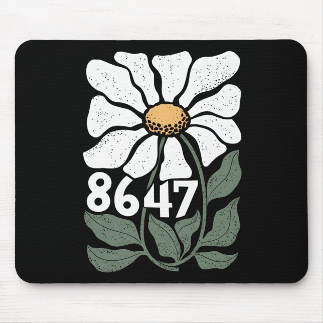 Mousepad 8647 Resistir à sutil maria Floral Foxtrot Delta T (Frente)