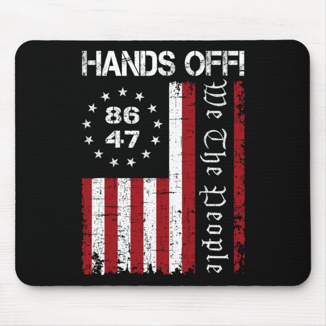 Mousepad 86 47 8647 Protesto Salvar Democracia (Frente)
