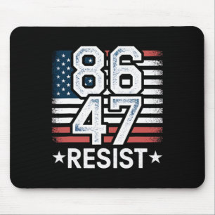 Mousepad 86 47 Resistir Anti Trump Remover 47 Vintage 8647