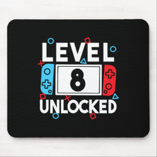 Mousepad 8 Jogadores desbloqueados 8º Aniversário Jogo Jove