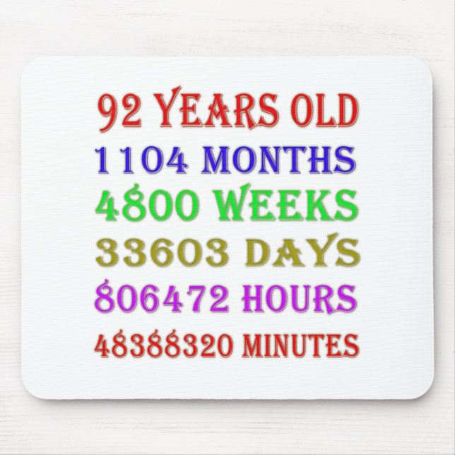 Mousepad 92º Aniversário (Frente)
