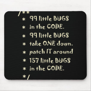 Mousepad 99 Insetos No Avaliador De Engenheiros Funny De So
