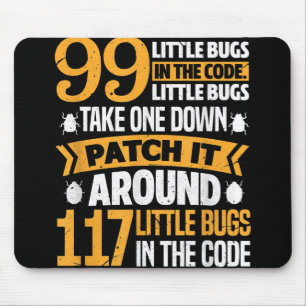 Mousepad 99 Pequenos Insetos No Programa De Insetos Do Code