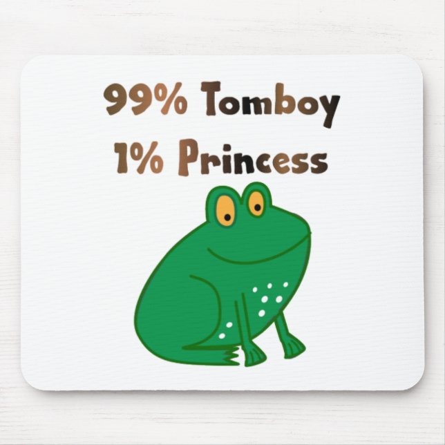 Mousepad 99% Tomboy 1% Princesa (Frente)