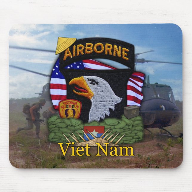 Mousepad a 101st guerra do vietname da divisão (Frente)