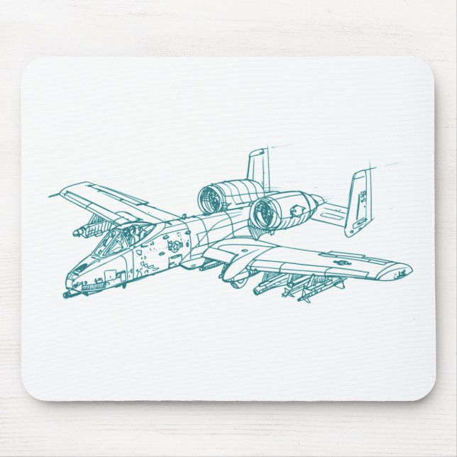 Mousepad A-10 raio 2 (Frente)