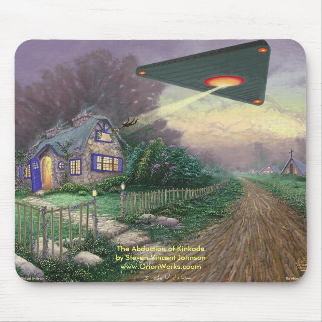 Mousepad A abducção de Kinkade, a abducção da torção… (Frente)