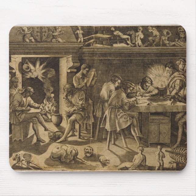 Mousepad A academia de Baccio Bandinelli, 1547 (Frente)