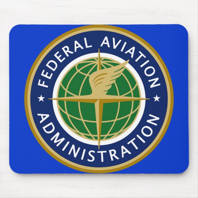 Mousepad A Administração Federal de Aviação de FAA (Frente)