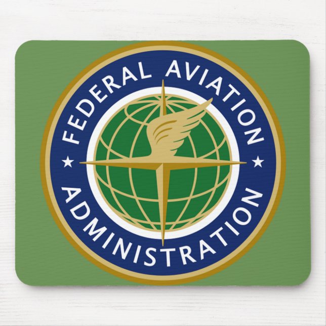 Mousepad A Administração Federal de Aviação de FAA (Frente)