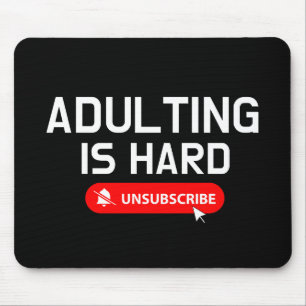 Mousepad A Adulção é a anulação da subscrição do Duro Cot