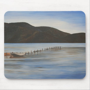 Mousepad A Água Calma da Arte Paisagista de Akyaka