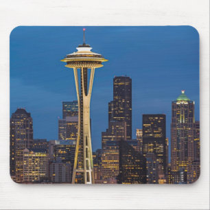 Mousepad A agulha do espaço e o Seattle do centro