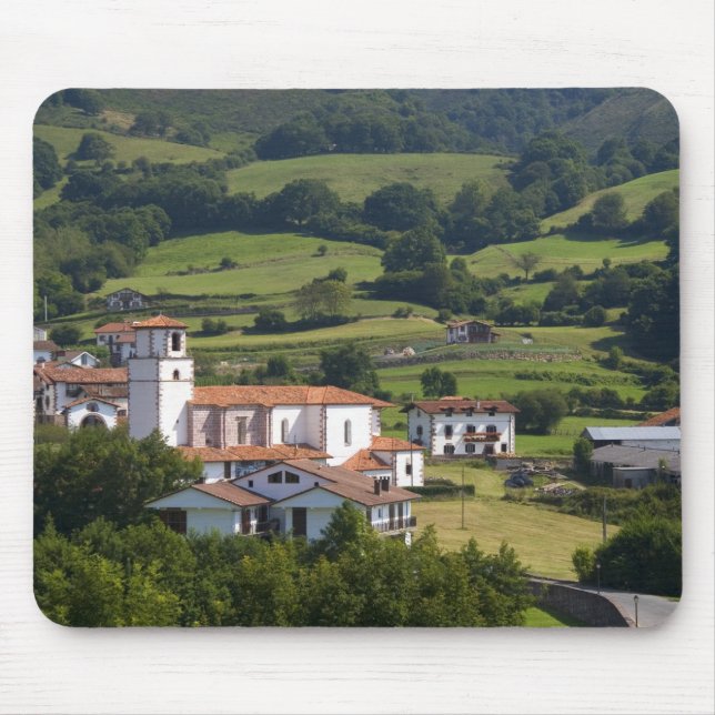 Mousepad A aldeia de Amaiur no Vale de Baztan, (Frente)