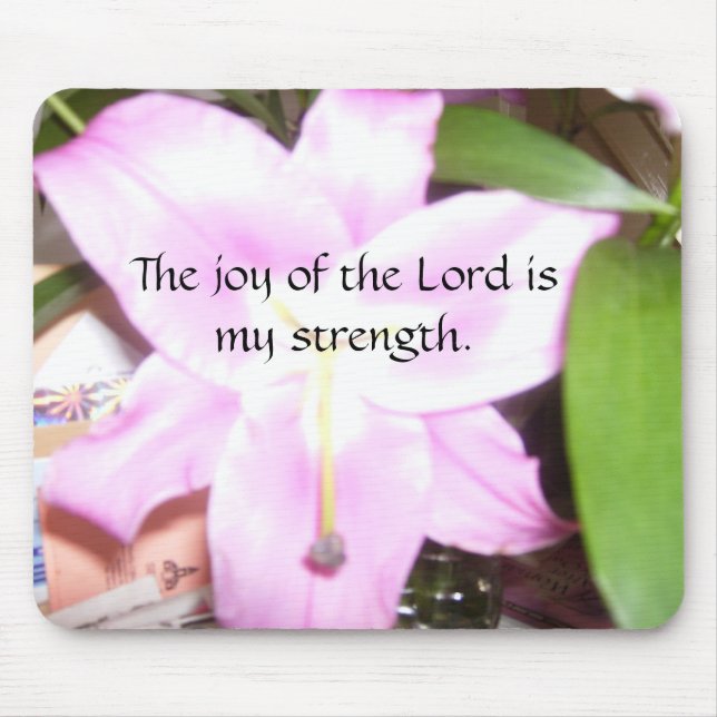 Mousepad A alegria do senhor (Frente)