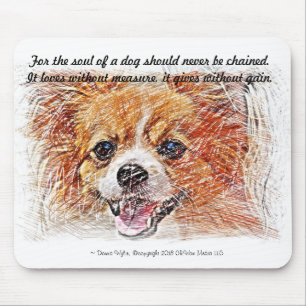 Mousepad A alma de um cão