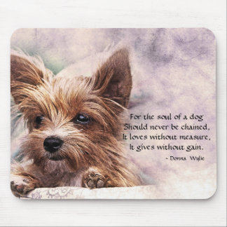 Mousepad A alma de um cão - Yorkie