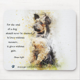 Mousepad A alma de um cão - Yorkie em pé