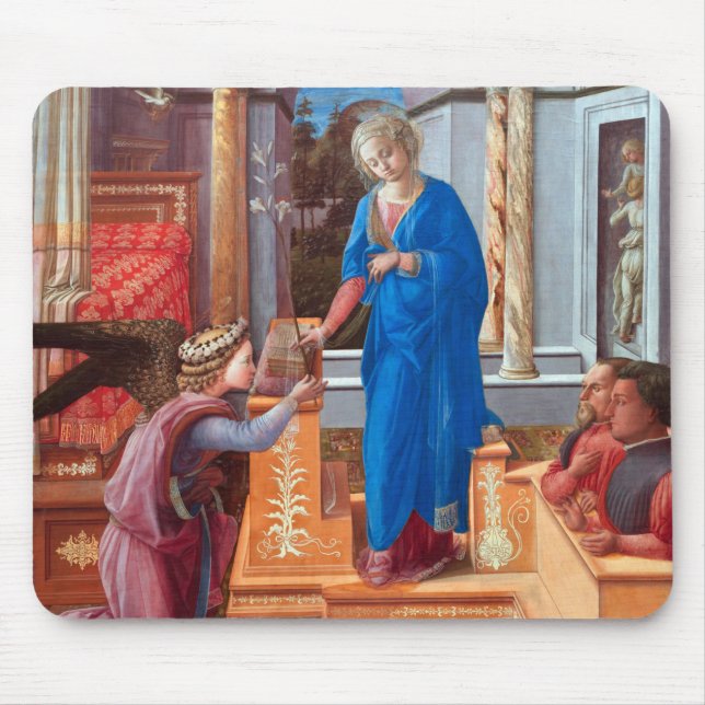 Mousepad A anunciação, Filippo Lippi, 1440 (Frente)