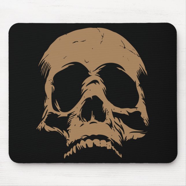 Mousepad A arte da cabeça do crânio do renascimento Remix (Frente)