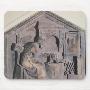 Mousepad A arte do forjamento, decorativo sextavado