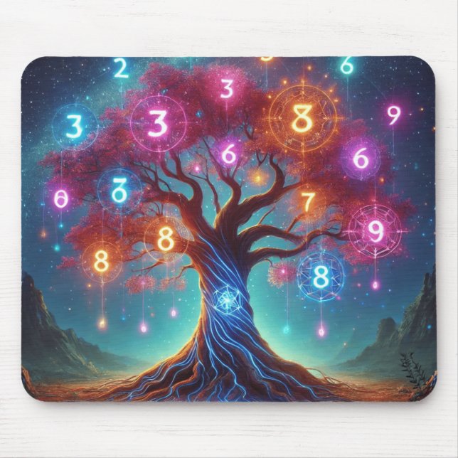 Mousepad A Árvore Mística da Vida (Frente)