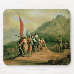 Mousepad A aterragem de janeiro camionete Riebeeck