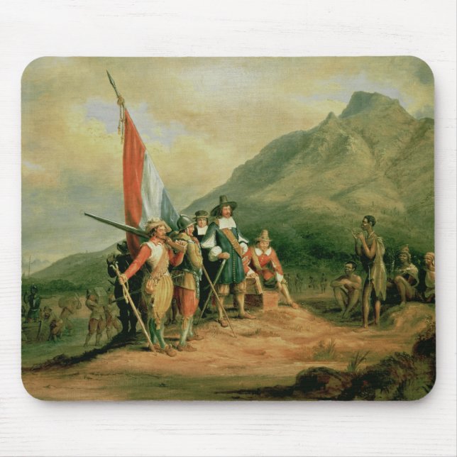 Mousepad A aterragem de janeiro camionete Riebeeck (Frente)