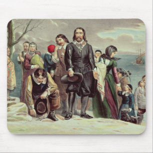 Mousepad A aterragem dos peregrinos em Plymouth