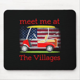 Mousepad A Bandeira Americana da Aposentadoria na Flórida d