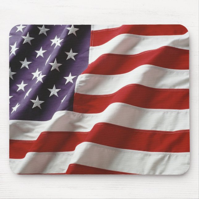 Mousepad A bandeira americana - glória velha (Frente)