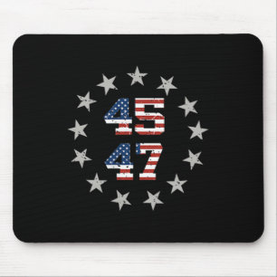 Mousepad A bandeira americana Trump Daddys volta para casa