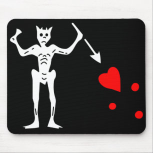 Mousepad A bandeira autêntica de Blackbeard