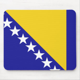 Mousepad A bandeira de Bósnia e de Herzegovina