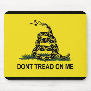 Mousepad A bandeira de Gadsden não pisa em mim