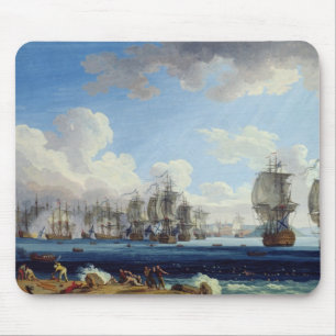Mousepad A batalha de Chesma no 5 de julho de 1770
