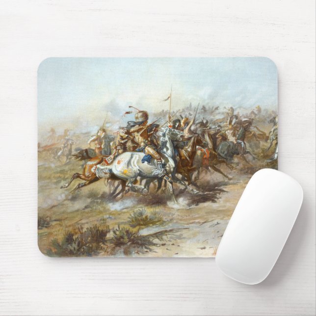 Mousepad A batalha de Custer contra Charles Marion Russell (Com mouse)