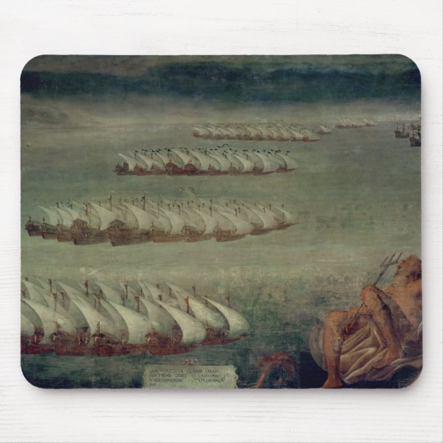 Mousepad A batalha de Lepanto, o 7 de outubro de 1571 (Frente)