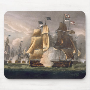 Mousepad A batalha de St. Vincent do cabo, o 14 de