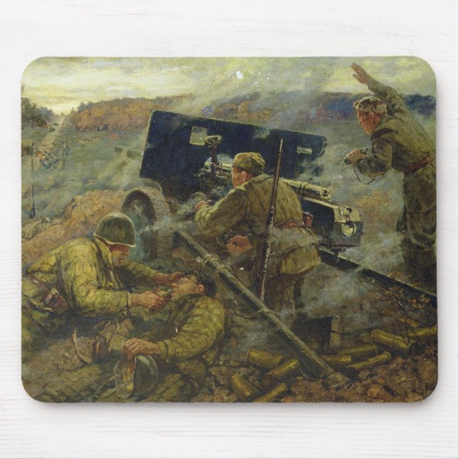 Mousepad A batalha de Yelnya perto de Moscovo em 1941 (Frente)