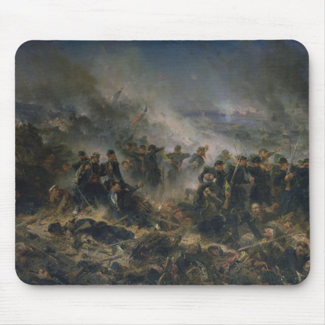 Mousepad A bateria de Gervais no cerco de Sebastopol (Frente)