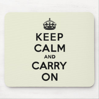 Mousepad A baunilha mantem a calma e continua