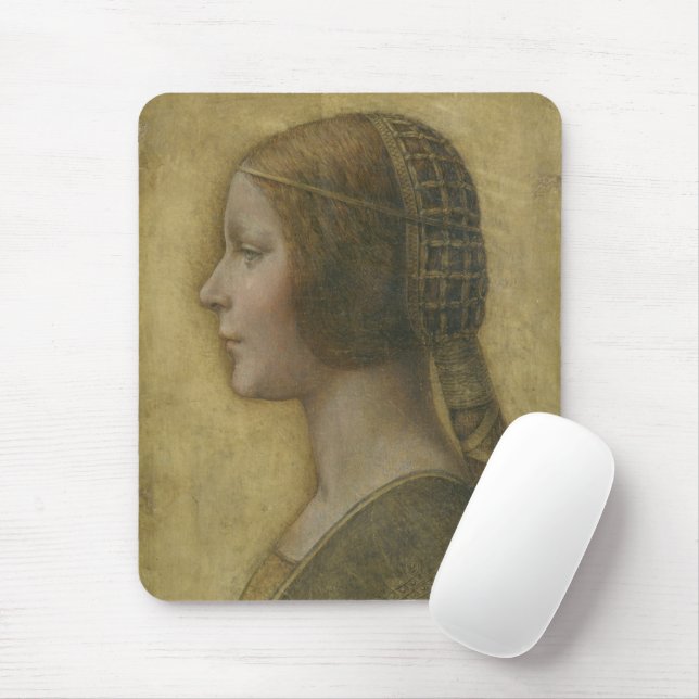Mousepad A bela princesa (por Leonardo da Vinci) (Com mouse)