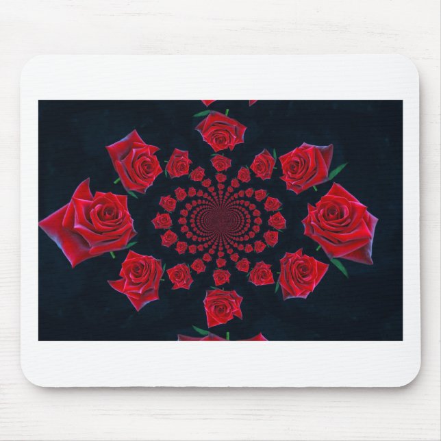 Mousepad A Beleza dos Rosas: Fantasia Floral (Frente)