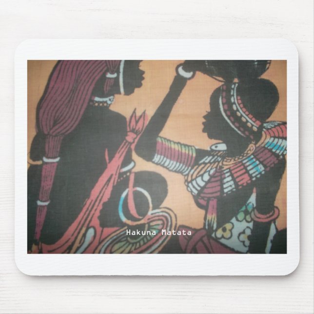 Mousepad A Beleza Eterno da Tradição Maasai (Frente)