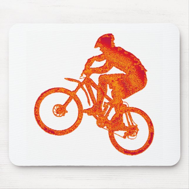 Mousepad A bicicleta toma o tempo (Frente)