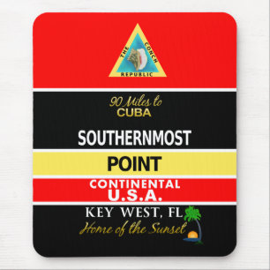 Mousepad A bóia a mais southernmost Key West do ponto